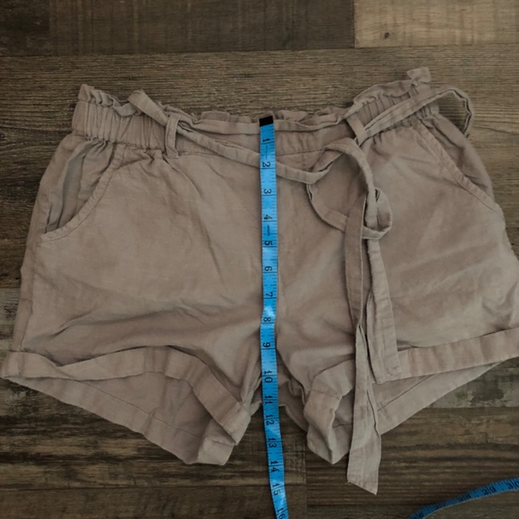 Alchemy Fashions Ethically Made Cotton Shorts S Greyish Tan - Picture 8 of 9